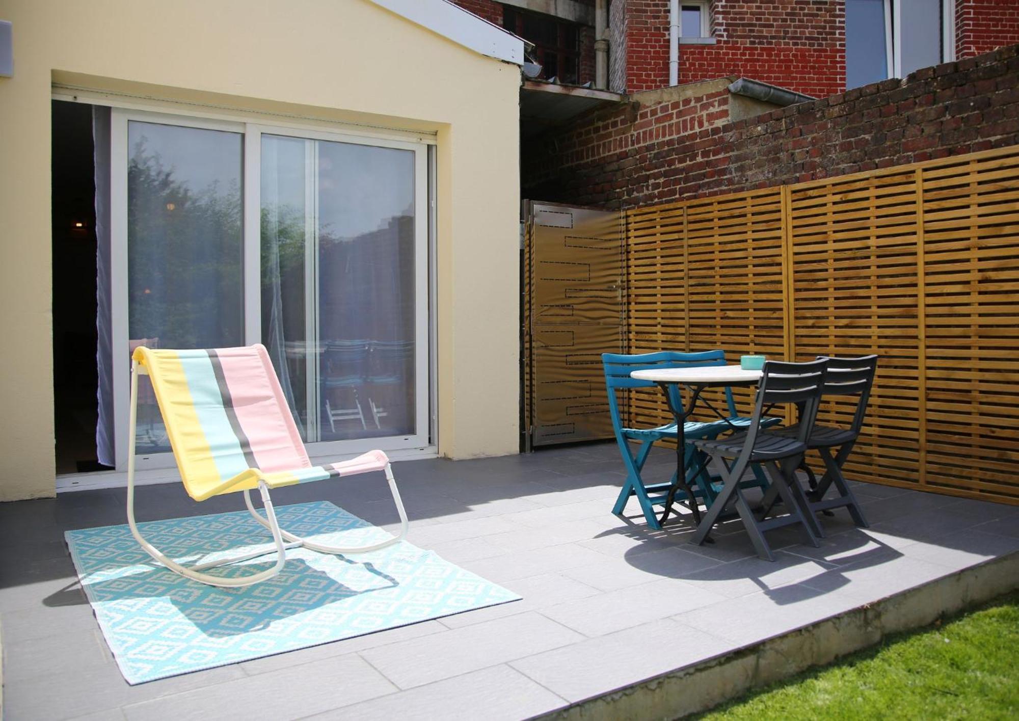 Ferienwohnung L'Eden Chic - Balneo - Jardin - Parking Gratuit Arras Exterior foto